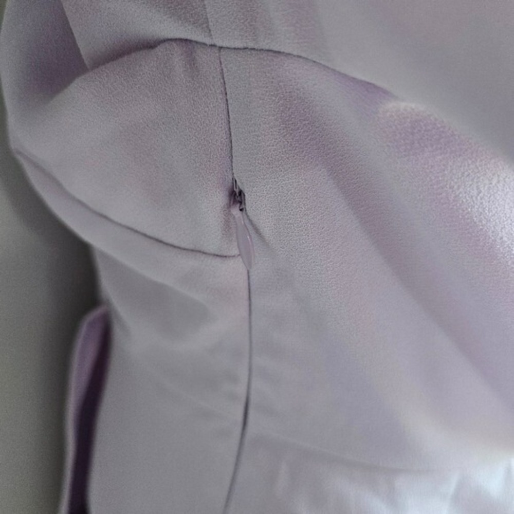 J. Crew NEW Lilac 365 Crepe Faux-Wrap Shawl Collar Blouse Top SZ 10 Career Chic - Picture 8 of 12